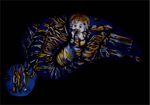 "Das Kind" (Luk.2/Offb.12) 1990 Stadtkirche Plochingen/Neckar, (Detail) "Das Kind" (Luk.2/Offb.12) 1990 Stadtkirche Plochingen/Neckar, (Detail)