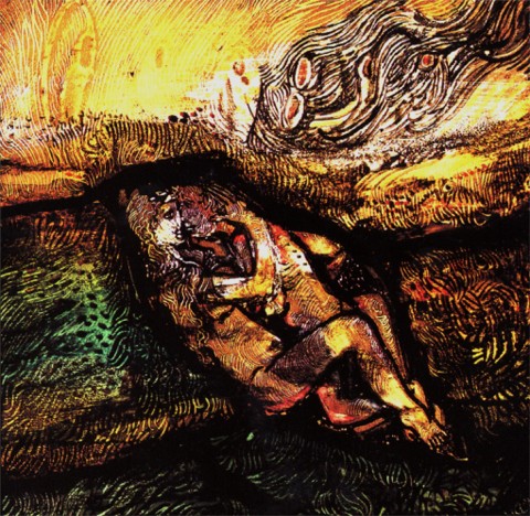 "Liebespaar" 1983 (19x19cm)